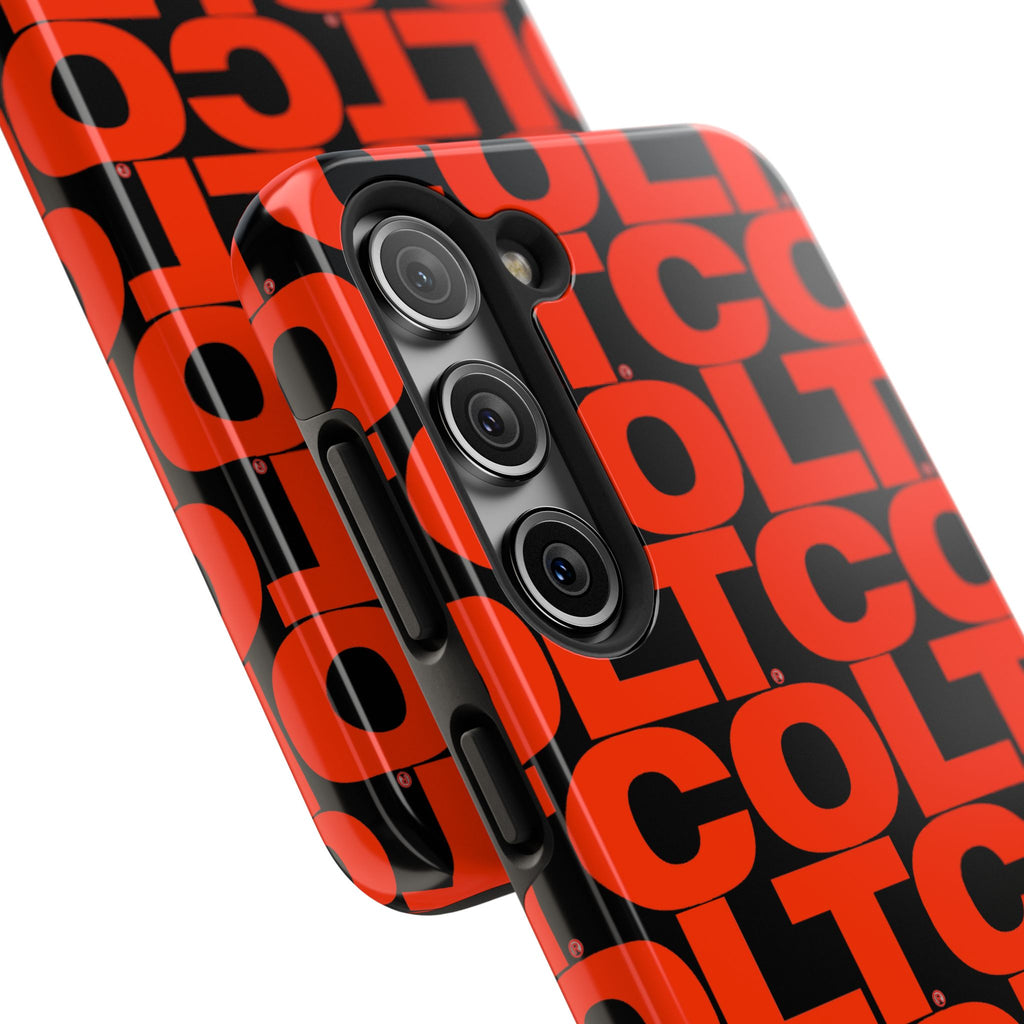 COLT Red & Black Logo Tough Mobile Phone Case