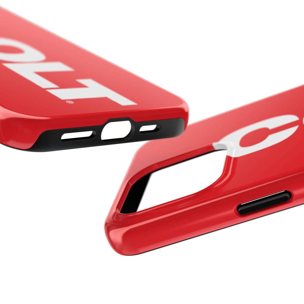 COLT Red & White Logo Tough Mobile Phone Case