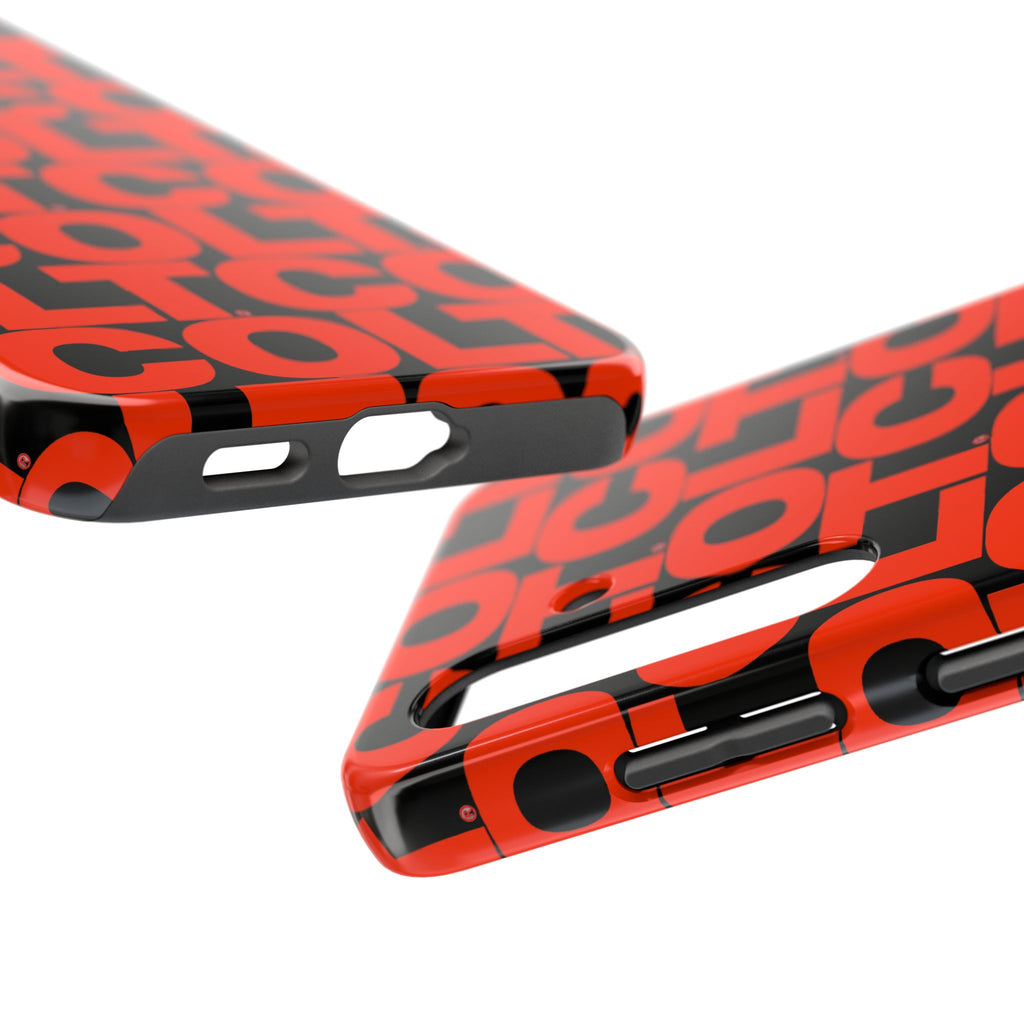 COLT Red & Black Logo Tough Mobile Phone Case