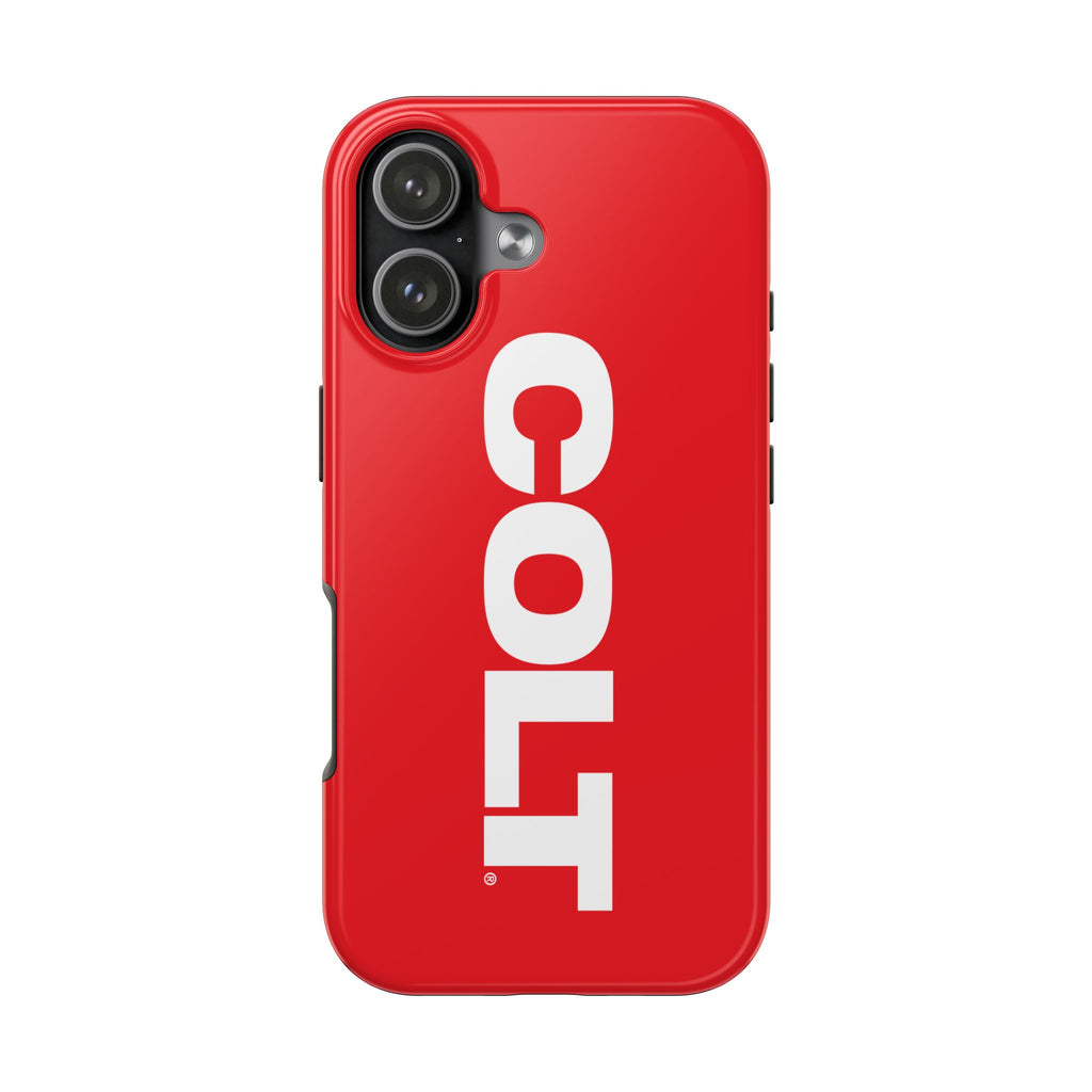 COLT Red & White Logo Tough Mobile Phone Case