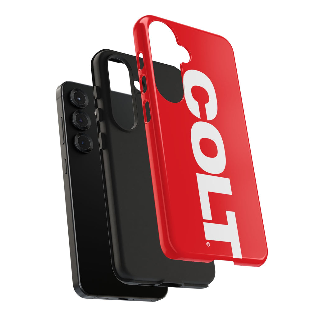 COLT Red & White Logo Tough Mobile Phone Case