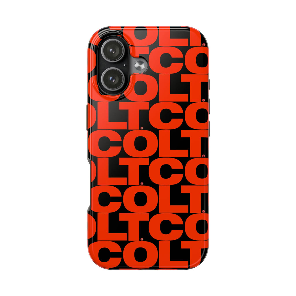 COLT Red & Black Logo Tough Mobile Phone Case