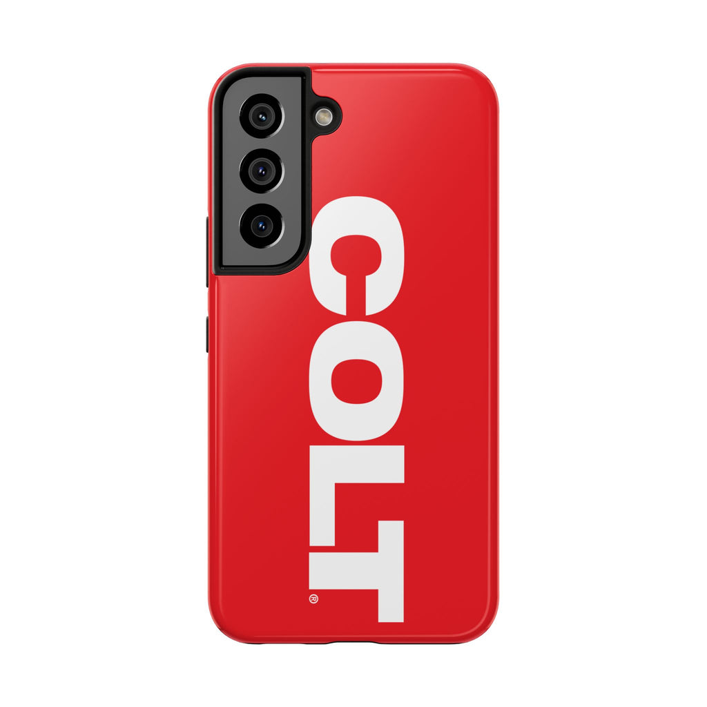 COLT Red & White Logo Tough Mobile Phone Case