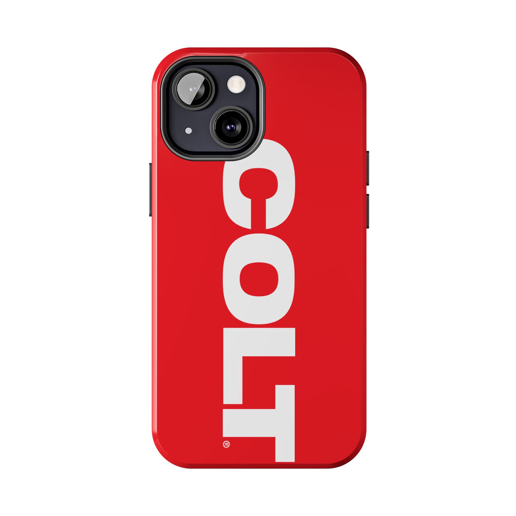 COLT Red & White Logo Tough Mobile Phone Case