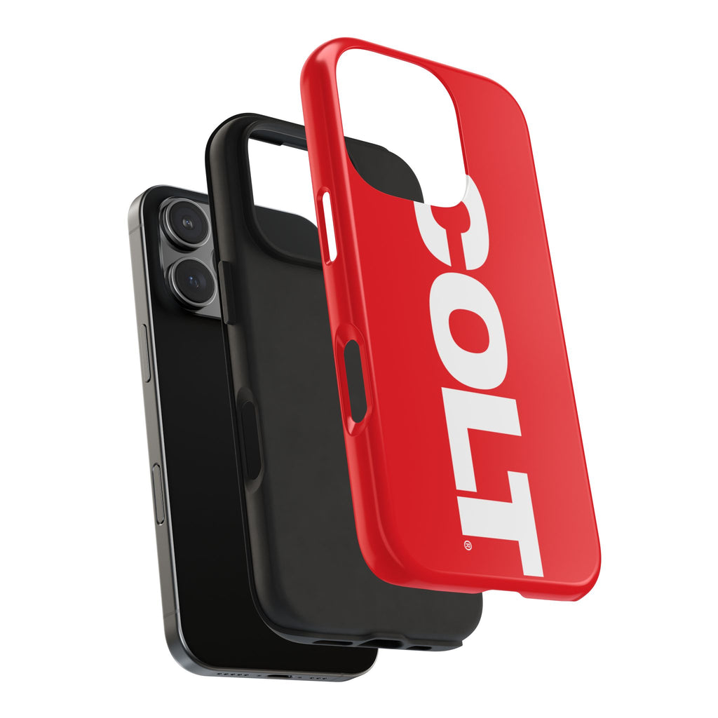 COLT Red & White Logo Tough Mobile Phone Case