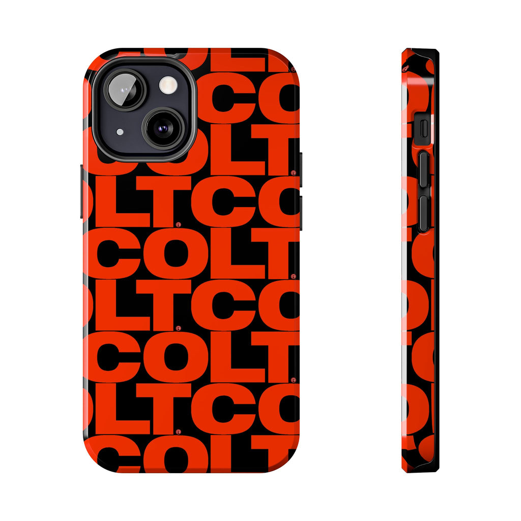 COLT Red & Black Logo Tough Mobile Phone Case
