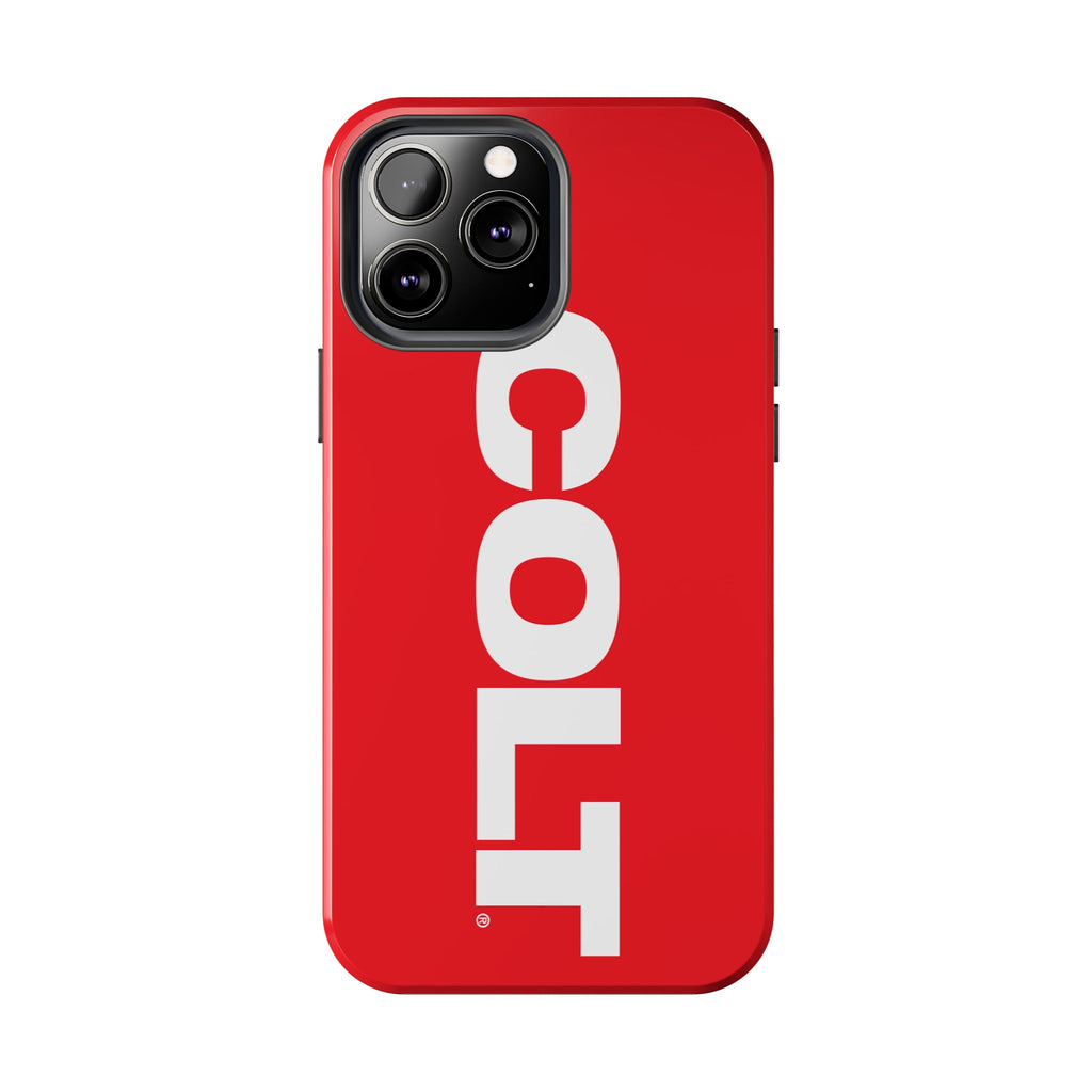 COLT Red & White Logo Tough Mobile Phone Case