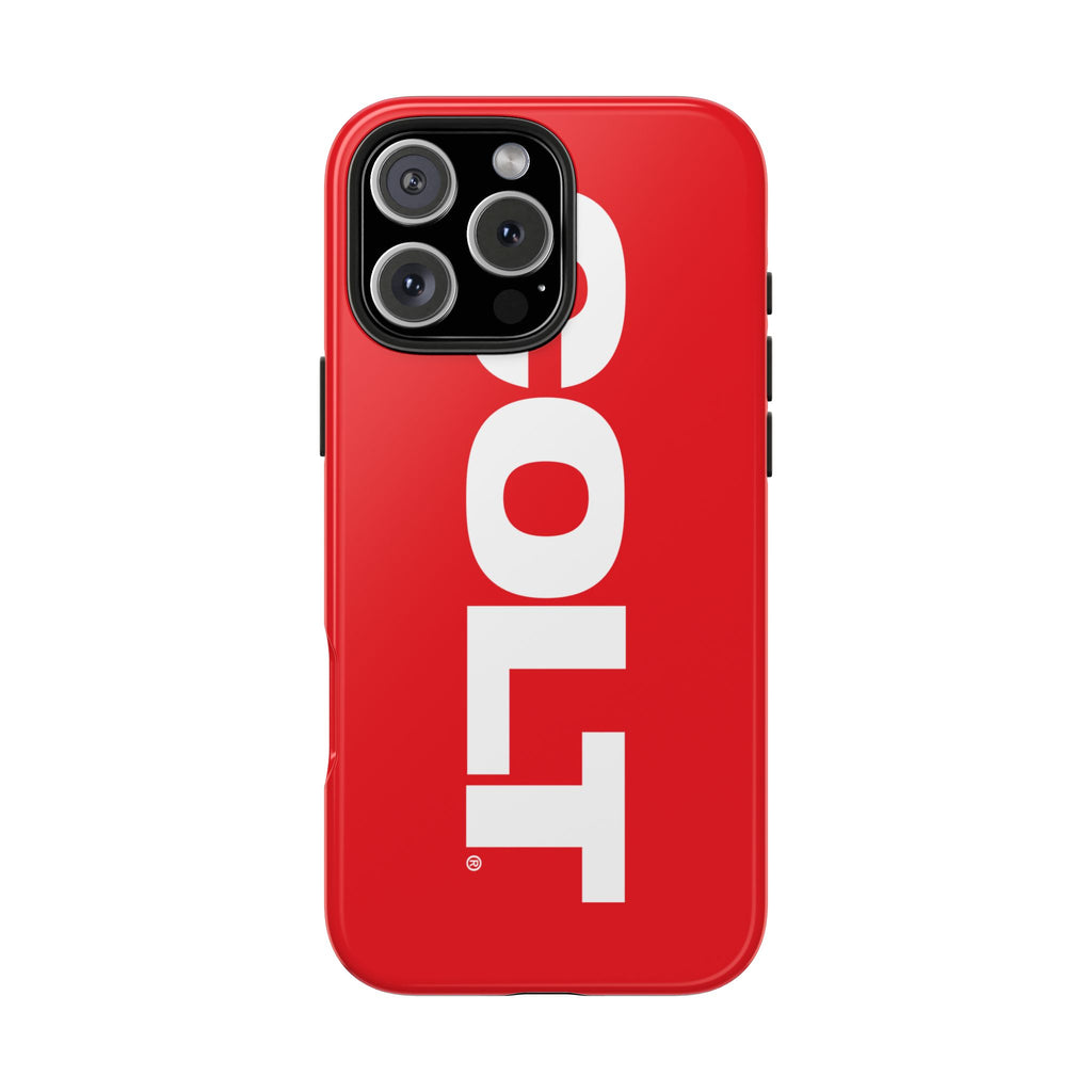 COLT Red & White Logo Tough Mobile Phone Case