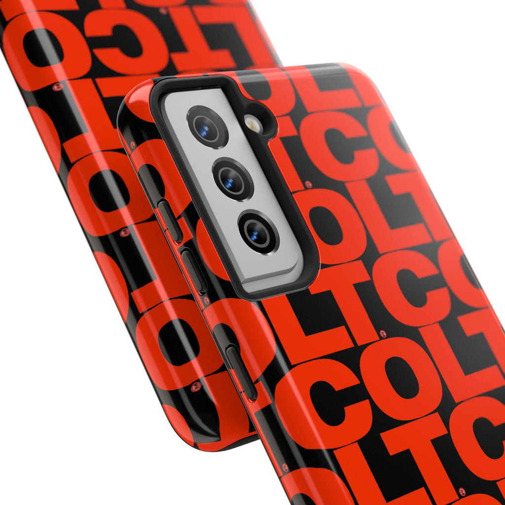 COLT Red & Black Logo Tough Mobile Phone Case