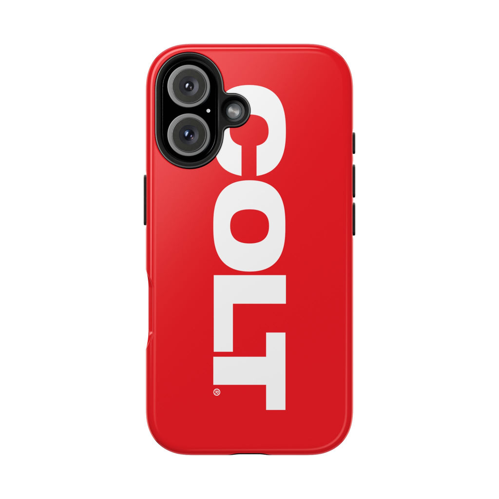COLT Red & White Logo Tough Mobile Phone Case