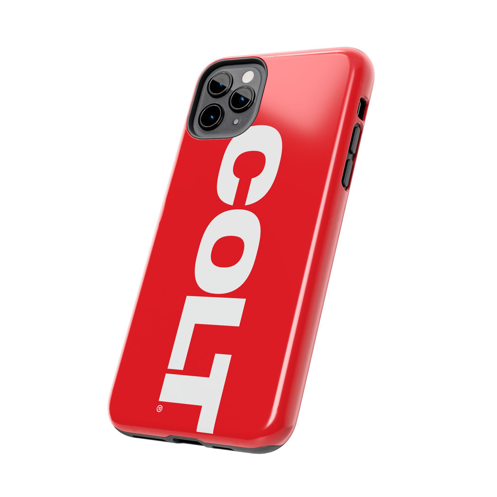 COLT Red & White Logo Tough Mobile Phone Case