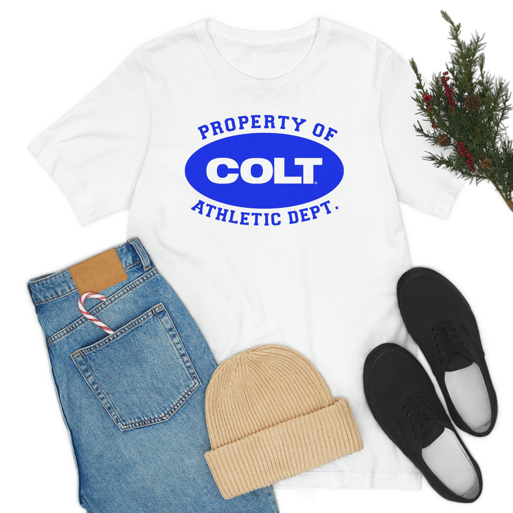 Property of COLT Tee - Blue Logo