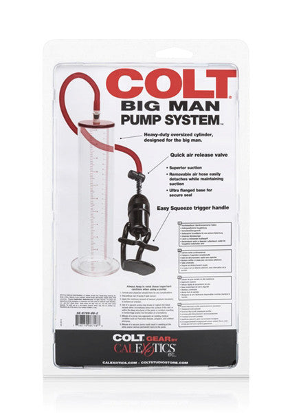 colt big man pump system package back