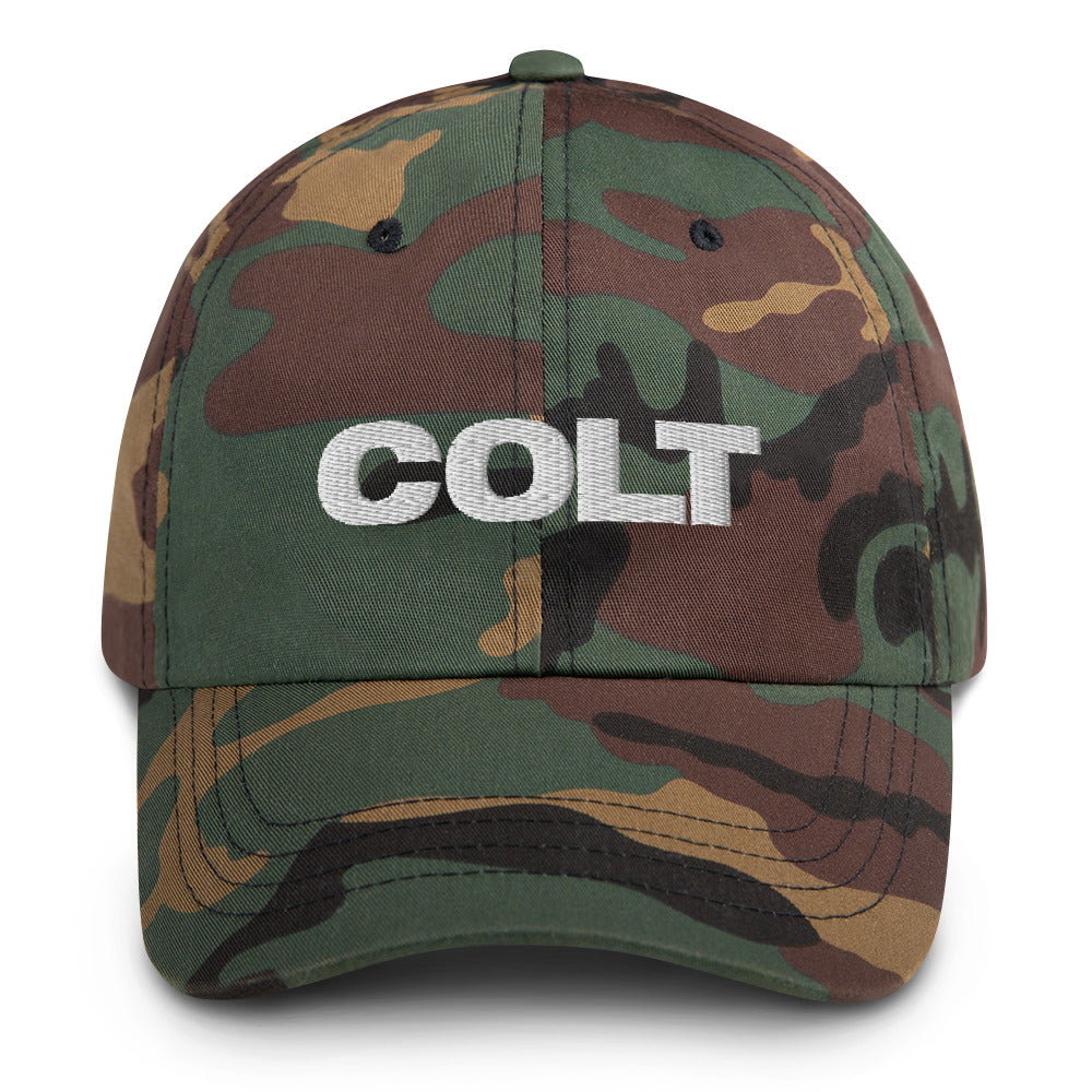 COLT Logo Low Profile Cap - White COLT Logo