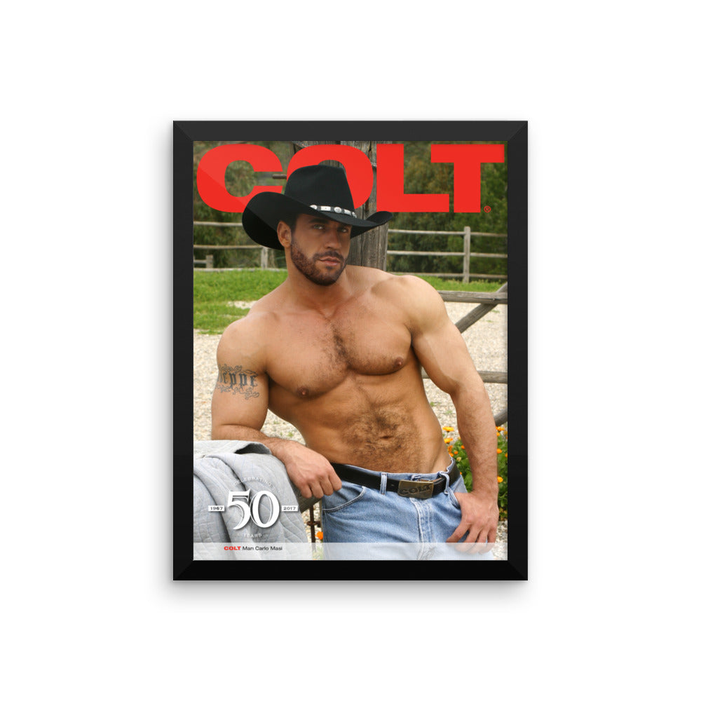COLT Man Framed Poster - Carlo Masi